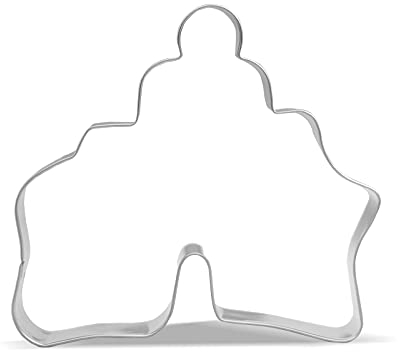 Ausstechform mit Stechpalmenblättern, Edelstahl, 8,9 cm