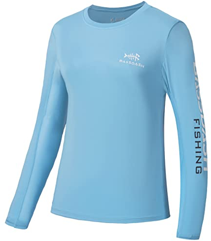 Bassdash Damen UPF 50+ UV Sonnenschutz T-Shirt Langarm Angeln Wandern Outdoor
