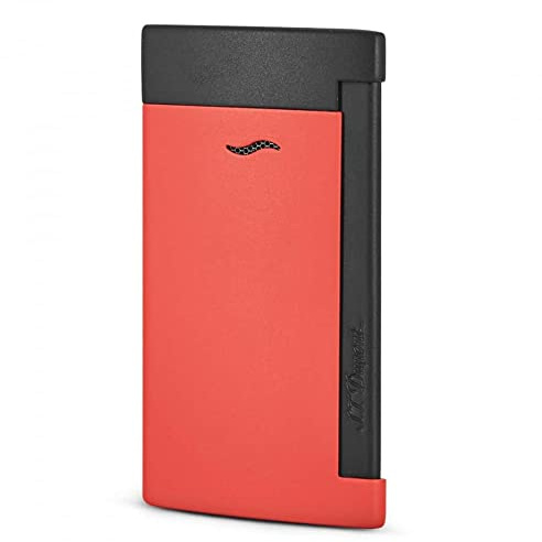 Briquet Slim 7 St Dupont Rouge Mat et Noir Mat