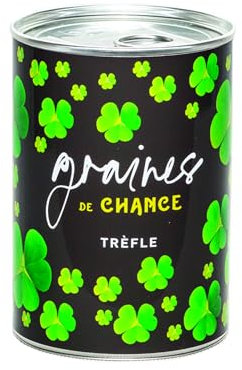 Mauvaises Graines - Kit de Trèfles à Semer en Boîte - Kit de Trèfles à Offrir comme Cadeau Original Amis Famille Fêtes - Ultra Simple à Utiliser - 100% Fabriqué en France (Trèfles Pop)