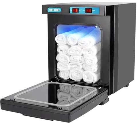 Handtuchwärmer, 5L Handtuchheizschrank, Handtuchheizer, UV-Handtuch Sterilisator Kabinett, Heißer Towel Warmer, Heizung Handtücher, Handtuch Warmhalter, Handtuch Wärmegerät, Handtuchheizung, Schwarz