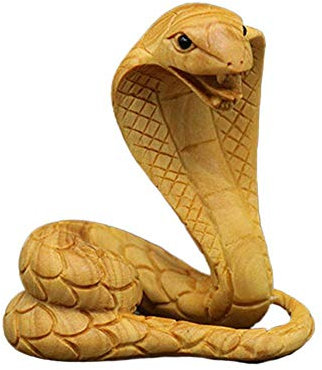 feng Shui-Ornamente, chinesische Tierkreiszeichen-statuen aus Holz, buchsbaum-deko-zubehör, Figur, skulptur für zuhause und büro, handgeschnitzt, Schlange