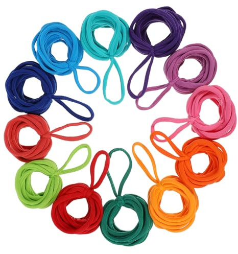 192pcs Acrylic Weaving Loom Refill Bands for Kids Craft Projects | DIY Weaving Project Supplies, Elastic Loop Set, Supports Potholder Loom Use and Creative Hands-on Play