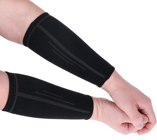 salbsever 1 Pair Volleyball Arm Sleeves, Sports Training Arm Protector Sports Forearm Sleeves Compression Arm Guard for Adult Men Women