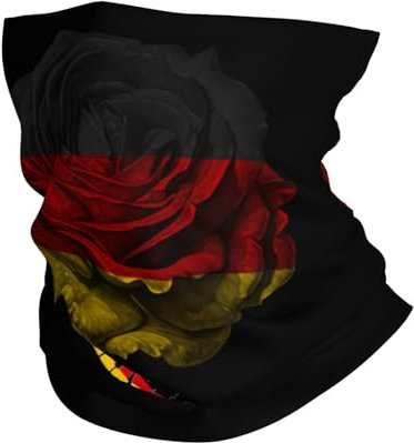 Stirnband Deutschland Deutsche Flagge Röhrenschal Hochelastisch Headwrap Uv-Schutz Halstuch Für Jagd, Motorrad, Yoga