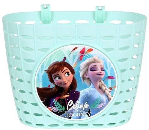 Disney Frozen Panier de Guidon pour Enfants, Panier de vélo pour Filles 20x15x16 cm