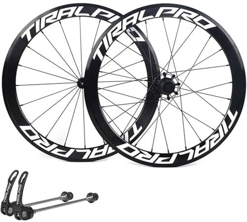 NZVZGKTNTW Rennrad Laufradsatz 700C Rennrad-Radsatzfelge, Schnellspanner-Felgenbremse, Rennrad-Raddichtungslager, 20/24H-Alu-Legierungsfelgenunterstützung, 7/8/9/10/11-fach-Kassette(Black)