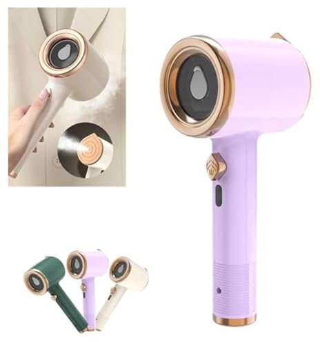 Mini plancha de vapor portátil, mini plancha de viaje, vaporizador de ropa portá ropa portátil mejorado (2024), planchado en seco con precalentamiento rápido, para el hogar y viajes (blanco)