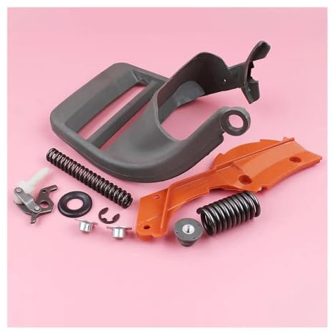 BKRZRN Kit Giunto Ginocchio Manicotto Copertura Maniglia Freno Catena Adatto for Motosega 362 365 371 372 372XP 503 76 49-03 W Viti di Montaggio