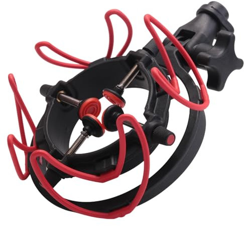 Agmoctz Universal Microphone Shock Mount Adjustable Microphone Stand for All Microphones Size At 18mm-57mm