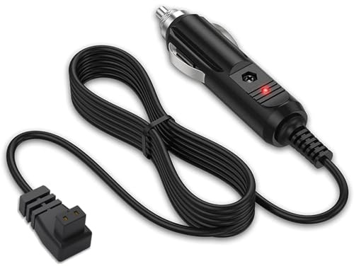12V-24V KFZ Kühlbox Ersatzkabel, 12V 10A Stecker Kühlbox für Mobicool, Alpicool ARB Waeco CF Auto Kühlschrank Kabel, 1,8M Stecker Auto Kühlschrank Kabel