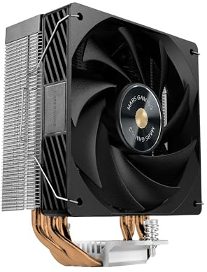 Mars Gaming MCPU-X4, CPU Kühler 230W TDP, 4x Heatpipes HCT Neue Generation, PWM Lüfter SI Extreme-Silence 120mm, Ausbalancierter Kupferkern, Universelle Kompatibilität Intel und AMD, Schwarz