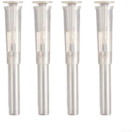 Mini Springbrunnen Düsen 4 Pack für Garten und Innenwasserspiele, Pilzbrunnen Pumpenköpfe zur Aufrechterhaltung der Wasserzirkulation (transparent)