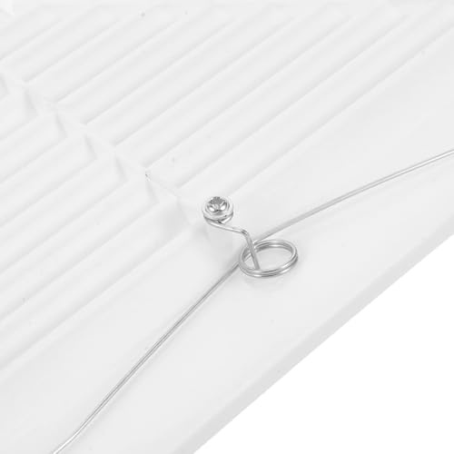 BUTIFULSIC Cubierta para Extractor de Baño Cuadrada 31X31 CM con Resorte Desmontable para Ventilación de Techo Rejilla de Ventilación para Extractor de Aire Mantenimiento Fácil y