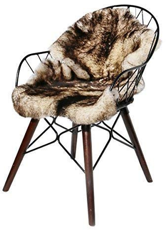 Lammfell Stracciatella geschoren 120-130 cm echtes Merino Schaffell kuschelig weich Teppich ökologische Gerbung von deutschen Schäfereien Naturform Dekofell Premium Schaffell Läufer Sitzunterlage