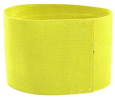 VGEBY Capitaine Brassard en Nylon Sports d'équipe en Plein air brassards de Football brassards Bandes de Joueurs réglables(Jaune) Sportinggoods Fournitures De Sportinggoods Fournitures De Football