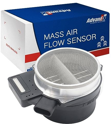 AdvanEX Mass Air Flow Sensor MAF Compatible with Chevrolet Silverado Suburban Escalade Tahoe Yukon 99-07 /Cadillac Rainier Deville Eldorado 00-05 /Pontiac 05-06 Replaces OE 213 4160 25318411 86-8411
