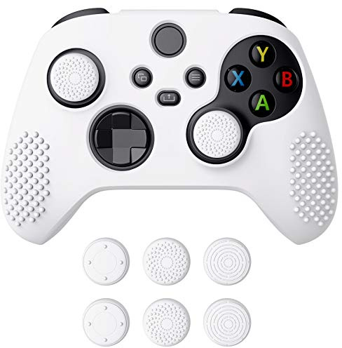 eXtremeRate PlayVital White Anti-slip Silicone Skin for Xbox Series X/S