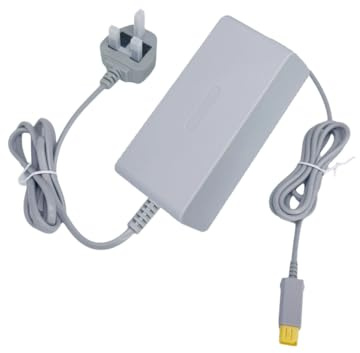 WICAREYO Power Supply AC Power Adapter UK Plug, Compatible for Wii U Console