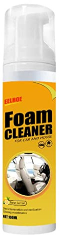 MOOK 150ml Multifunctional Foam Cleaner, Foam Cleaner, Mousse Nettoyante Multi-usages, Spray Nettoyage Portable Intérieur De Voiture pour Nettoyer Les Voitures, Les Meubles, Les Cuisines, etc