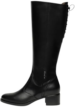 Nero Giardini I514640D Stivali Donna in Pelle - Nero 41 EU