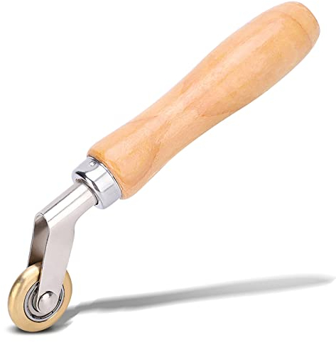 Handdruck Andrückwalze, Messing-Penny-Roller, Einlagiger Dachdecker, Messing-Nahtroller, Vinylboden-Detailroller, Wasserdichtes Membranmaterial, Eckennaht-Pressrad, Schweiß-Handroller