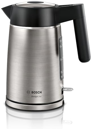Bosch DesignLine Ergo Stainless Steel Cordless Kettle, TWK5P480GB, Steel