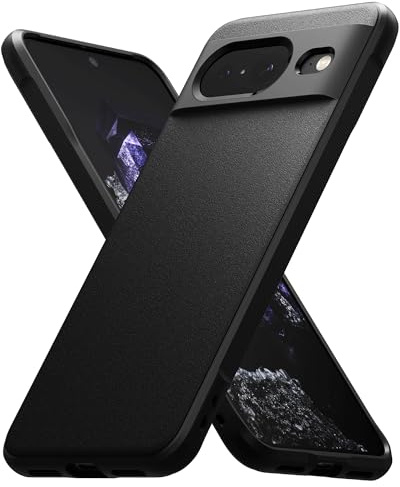 Ringke Onyx Compatibile con Cover Pixel 8, Ottima Grip Antiscivolo Antiurto Perfetta Calza Custodia Robusta Antigraffio TPU- Black Nero