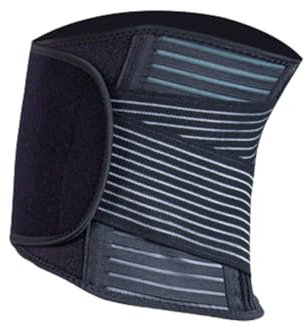 Rückenstützgürtel zur Entlastung des Unteren Rückens, Atmungsaktive Rückenbandage für Herren und Damen, Rückengurt für Arbeit und Sports A,L