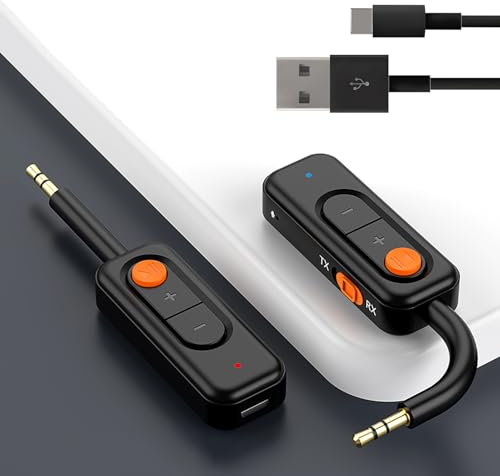 aux bluetooth auto ricevitore bluetooth trasmettitore bluetooth per tv,adattatore bluetooth ricevitore bluetooth aux chiavetta bluetooth 5.4 vivavoce bluetooth per auto con 3.5mm AUX