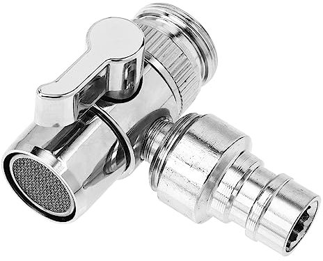 SOESFOUFU Waschmaschinen Einlassadapter Aus Vollem Kupfer 1/2 Zoll Hochdruckbeständig Langlebig Mit Festem Anschluss Für Wasserzulauf