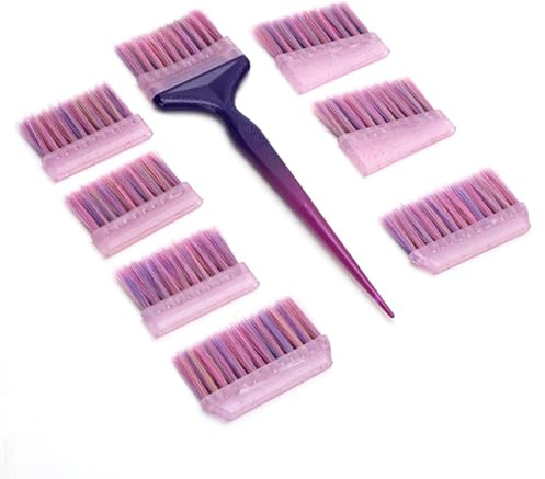 Haartönung Pinsel Und Styling Kamm Mit Sicherem Für Gleichmäßige Farbabdeckung Einfacher Waschen Kunststoff Tief Sorgfältig Werkzeug Ergonomischer Haarfarbe Pinsel