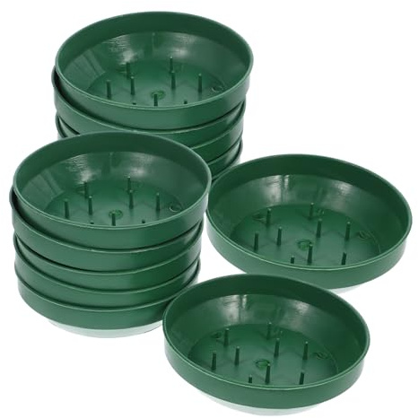 WRITWAA 25 Piezas Cuencos Redondos para Arreglos de Plástico Base Resistente y Reutilizable para Centros de Mesa Bodas Fiestas y Decoraciones Festivas