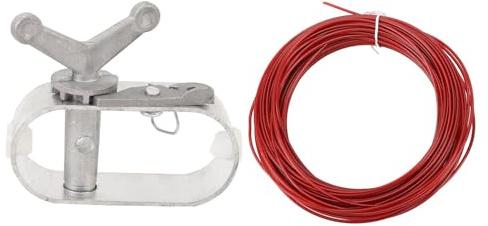 MIMEITOPA per verricello per copertura piscina fuori terra, lega di alluminio, cavo in acciaio zincato, resistente, riutilizzabile, protezione invernale, facile da usare,