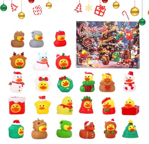 Ankornas adventskalender 24-Dagars Miniatyr Samlarleksaker