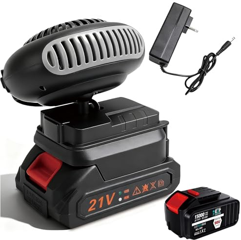Battery Powered Heater, Rechargeable Portable Heater with Anti Tilt Design & 1500mAh Long and Fast Lasting Heating (10-cell Battery*1)