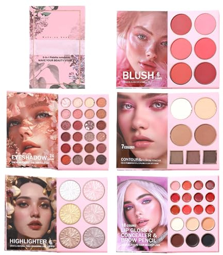 Glitter Makeup Palette 7 Colors Contour
