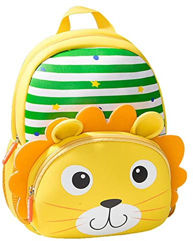 Pawleso Kindergartenrucksack, Kinderrucksack für Krippenkinder, 1-3 jahre Kleinkind Jungen Kita Rucksack, Cartoon Löwen Kindertasche