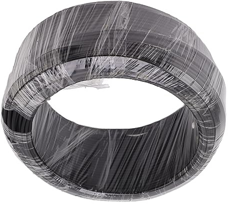 Aatraay Alambre de aluminio para bonsái, alambre de entrenamiento para árbol bonsái, 500 g, color negro, para horticultura de jardín (4 mm)
