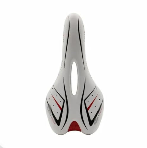 Hohl Sitzkissen Fahrradsattel Mtb Weich Bequem Rennrad Sattel Racing Sitz Für Fahrrad Rennrad Sitz Weiß
