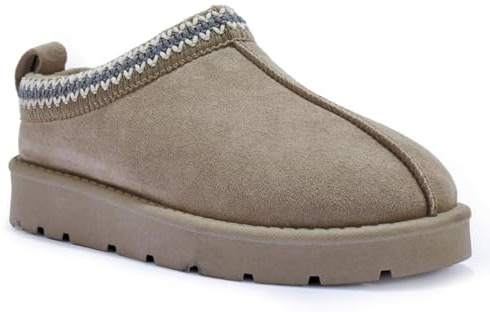 sole london Women's Slip On Warm Faux Fur Lined Ladies In Out Door Slippers Shoe Boots