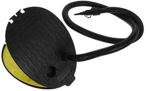 VICASKY Fußluftpumpe Balgfußpumpe 3-Adapter Fußpumpe Für Luftbett Camping Kajak Luftmatratze