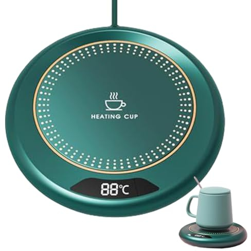 Scaldatazze USB regolabile a 3 marce, scaldatazze con spegnimento automatico 8H, portatile antiscivolo per acqua, latte, tè, caffè, scrivania da ufficio