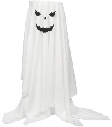 DOITOOL Ställ för Halloween-spökgodisskål | Batteridriven snacksautomat i plast | LED-belyst godishållare med ilsket spöke för ytterdörrsveranda, utomhusdekoration och inomhusdekoration