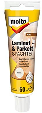 Molto Laminat- und Parkettspachtel, weiß, 50ml