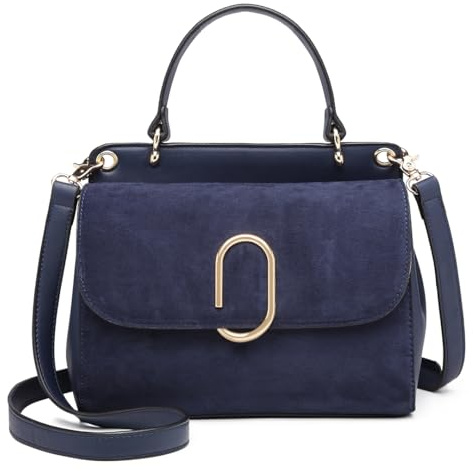 Miss Lulu Handtasche Klein Henkeltasche Damen Elegante Schultertasche Umhängetasche Kunstlerder Shopper