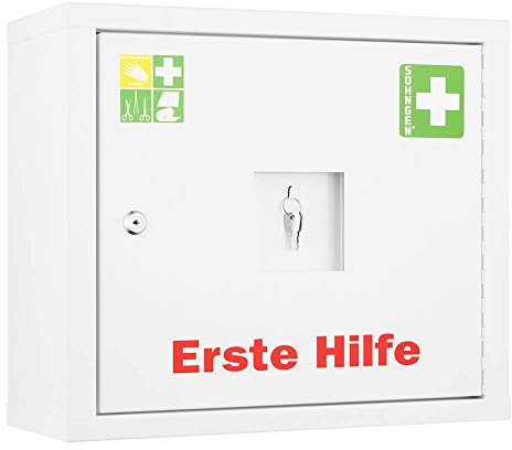 SÖHNGEN Sanitätswandschrank JUNIORSAFE leer, weiß, 49 x 20 x 42 cm, Art.-Nr. 0503020 | Erste Hilfe Schrank | Verbandsschrank | Sanitätswandschrank