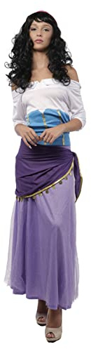 Carnavalife, Disfraz de Princesas, Blancanieves, Aurora, Tiana, Bella, Rapunzel, Vestidos Traje para Fiestas, Carnaval, Halloween, Cumpleaños, Talla S, M, L para Mujer