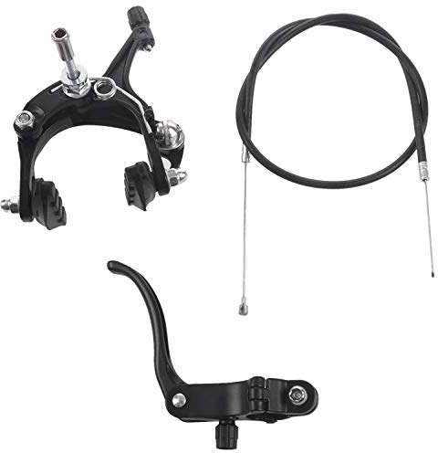 Niejgay Vorne Fixie Rennrad Kreuzer Bremse Set Fahrradbremse Kit Fahrrad Bremssattel Bremse Kit Seitenzugbremse Set Für Die Meisten Fixie Fahrrad Schwarz
