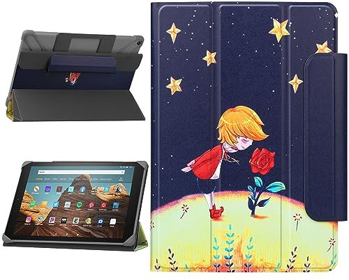 HoYiXi Custodia universale per Tablet da 9-11 pollici Samsung Galaxy Tab/Lenovo/PRITOM/Fire Tablet con Supporto pieghevole Custodia Cover protettiva per tablet da 9 10.1 11 - Principe